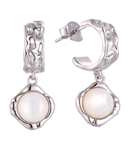 Luxury Baroque Pearl Dangle Earrings