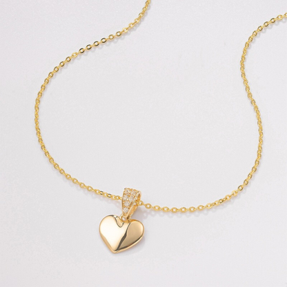 Amor 14ct Yellow Gold Heart Pendant