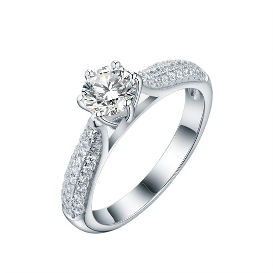 Luxury Sterling Silver CZ Ring - Tahadi Jewellery