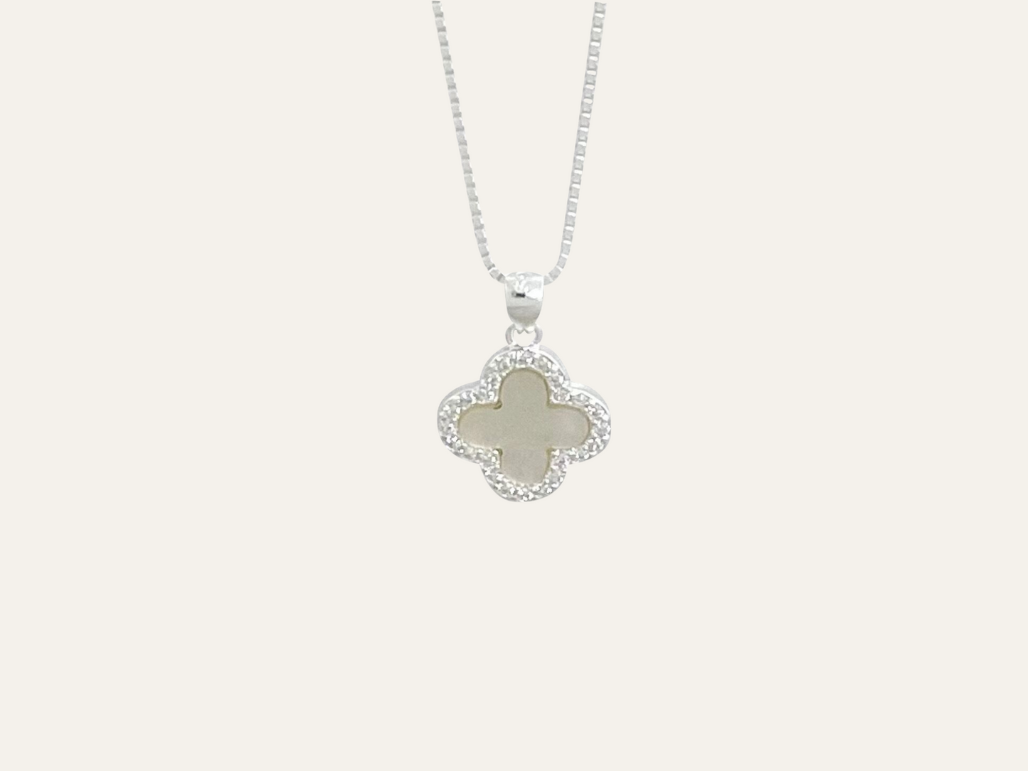 Women's Mother Of Pearl Clover Leaf Necklace - Ladies Jewelry 2024