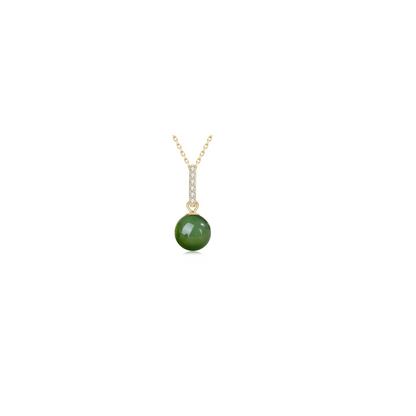 Gold Plated 925 Sterling Silver Jasper Necklace - Women Luxury Jewelry